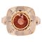 French Spessartite Garnet 18 Karat Rose Gold Ring, 1960s 1