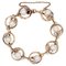 Bracelet Vintage en Vermeil de Perles de Culture, 1950s 1