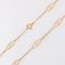 French 18 Karat Yellow Gold Filigree Chain Necklace, 1920s 9