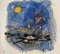 Gordon Couch, Abstraktes Seascape 5, 2000er, Gouache 1