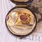 Anillo vintage con aguamarina rosa y oro amarillo de 18 k, años 60, Imagen 6