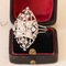 Vintage 18 Karat Weißgold Ring mit Diamanten, 1960er 2