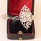 Vintage 18k White Gold Ring with Diamonds, 1960s 5