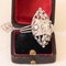 Vintage 18k White Gold Ring with Diamonds, 1960s, Image 5