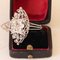 Vintage 18 Karat Weißgold Ring mit Diamanten, 1960er 3