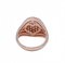 Modern 18 Karat Rose Gold & Diamond Ring 3