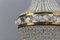 Empire Czech Crystal Beaded Dome Chandelier, 1950s 8