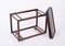 Italian Serving Bar Cart in Teak and Metal by Frattini for Cassina, 1950, Image 8