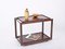 Italian Serving Bar Cart in Teak and Metal by Frattini for Cassina, 1950 13