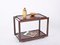 Italian Serving Bar Cart in Teak and Metal by Frattini for Cassina, 1950, Image 13