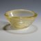 Italienische Vintage Art Glasschale mit Goldfolie von Barovier für Erco, 1950er 3