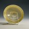 Italienische Vintage Art Glasschale mit Goldfolie von Barovier für Erco, 1950er 8