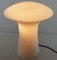 Lámpara de mesa en forma de hongo de vidrio lechoso, Imagen 8