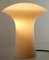 Lámpara de mesa en forma de hongo de vidrio lechoso, Imagen 5
