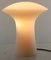 Pilz Tischlampe aus Milchglas 9