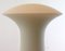 Lámpara de mesa en forma de hongo de vidrio lechoso, Imagen 4
