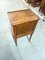 Louis XVI Solid Walnut Bedside Table with Shutter 4