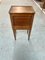 Louis XVI Solid Walnut Bedside Table with Shutter 2