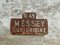 Plaque de Nom de Lieu Vintage, France Messey-Sur-Grosne 10