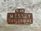 Vintage French Place Name Sign Messey-Sur-Grosne 10