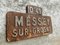 Vintage French Place Name Sign Messey-Sur-Grosne 8