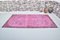 Fuchisia Pink Oushak Handmade Area Rug 3