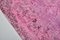 Fuchisia Pink Oushak Handgefertigter Teppich 4