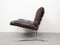 Flat Steel and Leather Chair, 1970s, Image 3