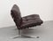 Flat Steel and Leather Chair, 1970s 11