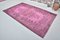 Tapis Tribal Turc en Laine Rose Fuchsia 3