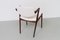 Vintage Modern Danish Rosewood Chair Model 42 by Kai Kristiansen for Schou Andersen, 1960s 10