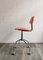 Vintage Chrome Swivel Desk Chair on Wheels, 1960s 7