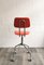 Vintage Chrome Swivel Desk Chair on Wheels, 1960s 6