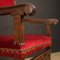 Antique Italian Walnut Armchair, 1830s 6