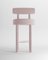 Collector Moca Bar Chair in Boucle Rose by Studio Rig, Image 1