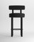 Collector Moca Bar Chair in Boucle Black by Studio Rig, Image 1