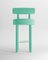 Collector Moca Bar Chair in Boucle Teal by Studio Rig 1