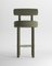 Chaise de Bar Collector Moca en Boucle Olive par Studio Rig 1