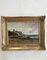 Samuel Bough, Lavandière et barque au bord de l'eau, 1855, huile sur bois, encadré 1