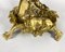 Juego de chimenea de caza de bronce dorado, Francia, años 50. Juego de 4, Imagen 7