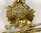 Juego de chimenea de caza de bronce dorado, Francia, años 50. Juego de 4, Imagen 4