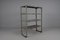 Industrial Art Deco Metal Shelf, 1950s 3