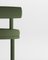 Collector Moca Bar Chair in Boucle Green by Studio Rig 3