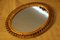 Vintage Rattan and Bamboo Oval Mirror, 1960s 7