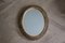 Vintage Rattan and Bamboo Oval Mirror, 1960s, Image 12