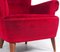 Red Velvet Armchair by Theo Ruth for Artifort, 1950s 7
