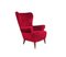 Red Velvet Armchair by Theo Ruth for Artifort, 1950s 1