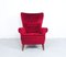 Red Velvet Armchair by Theo Ruth for Artifort, 1950s 4