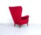Red Velvet Armchair by Theo Ruth for Artifort, 1950s, Image 3