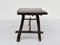 Brutalism Swiss Wood Table and Chairs, Swiss Alps, Set of 7 12